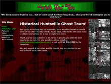 Tablet Screenshot of huntsvilleghosttours.com